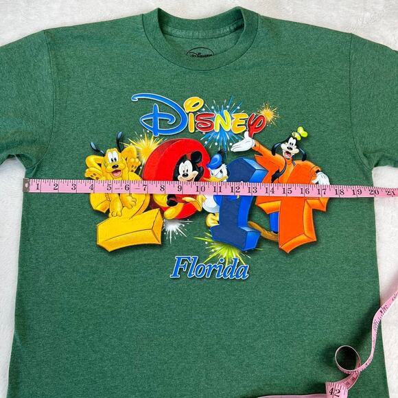 Disney Florida 2014 Puffy Graphic character green t-shirt Size Medium - Picture 3 of 6